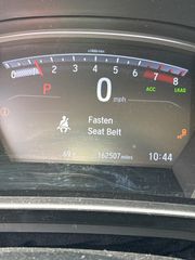 2019 Honda CR-V EX - Interior Dashboard With Vehicle Running Image